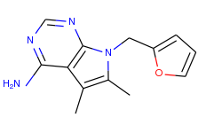 7-(2-furylmethyl)-5,6-dimethyl-7H-pyrrolo[2,3-d]pyrimidin-4-amine