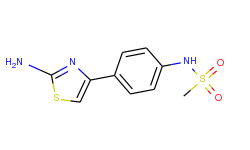 N-[4-(2-Amino-4-thiazolyl)phenyl]methanesulfonamide