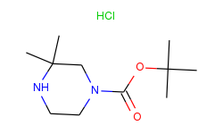 tert-Butyl 3,3-dimethylpiperazine-1-carboxylate hydrochloride