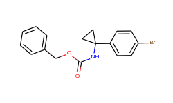 Benzyl 1-(4-bromophenyl)cyclopropylcarbamate