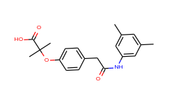 2-(4-(2-((3,5-Dimethylphenyl)amino)-2-oxoethyl)phenoxy)-2-methylpropanoic acid