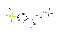 2-((tert-Butoxycarbonyl)amino)-2-(4-(ethylsulfonyl)phenyl)acetic acid