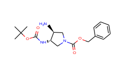 Benzyl (3S,4S)-3-amino-4-(tert-butoxycarbonylamino)pyrrolidine-1-carboxylate