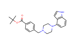 4-[4-(1H-indol-4-yl)-piperazin-1-ylmethyl]-benzoic acid tert-butyl ester