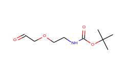 Carbamic acid, [2-(2-oxoethoxy)ethyl]-, 1,1-dimethylethyl ester