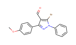 5-bromo-3-(4-methoxyphenyl)-1-phenyl-1H-pyrazole-4-carbaldehyde