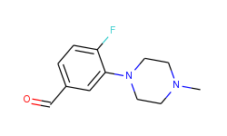 4-Fluoro-3-(4-methyl-1-piperazinyl)benzaldehyde