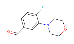 4-Fluoro-3-morpholinobenzaldehyde