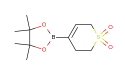 4-(4,4,5,5-Tetramethyl-1,3,2-dioxaborolan-2-yl)-3,6-dihydro-2H-thiopyran 1,1-dioxide