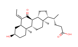 (E)-3α-hydroxy-6-ethylidene-7-keto-5β-cholan-24-oic acid