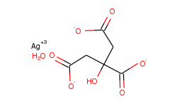 Silver citrate hydrate