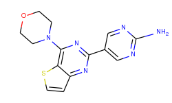 5-(4-morpholino-thieno[3,2-d]pyrimidin-2-yl)pyrimidin-2-amine