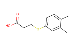 3-[(3,4-dimethylphenyl)thio]propanoic acid