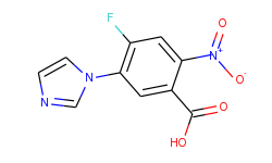 4-Fluoro-5-(1-imidazolyl)-2-nitrobenzoic Acid