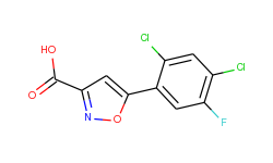 5-(2,4-Dichloro-5-fluorophenyl)isoxazole-3-carboxylic Acid