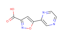 5-(2-Pyrazinyl)isoxazole-3-carboxylic Acid