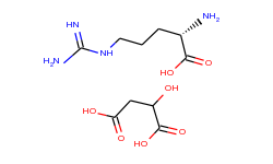 (S)-2-Amino-5-guanidinopentanoic acid 2-hydroxysuccinic acid (1:1)