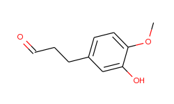 3-(3-hydroxy-4-methoxyphenyl)-propionaldehyde