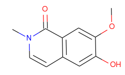 6-hydroxyl-7methoxyl-2-methyl-1(2H)-isoquinolone