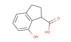 7-​hydroxy-​2,​3-​dihydro-​1H-​indene-​1-​ carboxylic acid