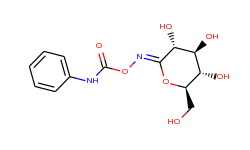 O-(D-Glucopyranosylidene)amino N-Phenylcarbamate