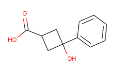 3-hydroxy-3-phenylcyclobutanecarboxylic acid