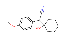 2-(1-Hydroxycyclohexyl)-2-(4-methoxyphenyl)acetonitrile