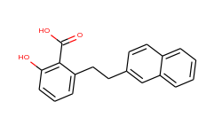 2-Hydroxy-6-[2-(2-naphthyl)ethyl]benzoic acid