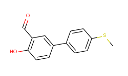 4-Hydroxy-4'-(methylthio)[1,1'-biphenyl]-3-carboxaldehyde