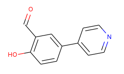 Benzaldehyde, 2-hydroxy-5-(4-pyridinyl)-