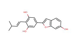 5-(6-Hydroxybenzofuran-2-yl)-2-(3-methylbut-1-enyl)benzene-1,3-diol