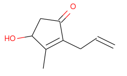 4-Hydroxy-3-methyl-2-prop-2-enyl-cyclopent-2-en-1-one