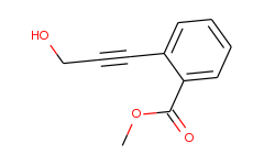 Methyl 2-(3-hydroxyprop-1-ynyl)benzoate