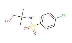 4-Chloro-N-(2-hydroxy-1,1-dimethylethyl)benzenesulfonamide