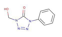 1-(hydroxymethyl)-4-phenyl-4,5-dihydro-1H-1,2,3,4-tetrazole-5-one