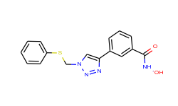 N-HYDROXY-3-[1-(PHENYLTHIO)METHYL-1H-1,2,3-TRIAZOL-4-YL]BENZAMIDE