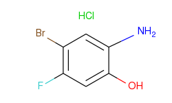 5-bromo-4-fluoro-2-hydroxyaniline hydrochloride