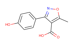 3-(4-Hydroxyphenyl)-5-methylisoxazole-4-carboxylic Acid