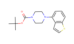 1-Piperazinecarboxylic acid, 4-benzo[b]thien-4-yl-, 1,1-dimethylethyl ester